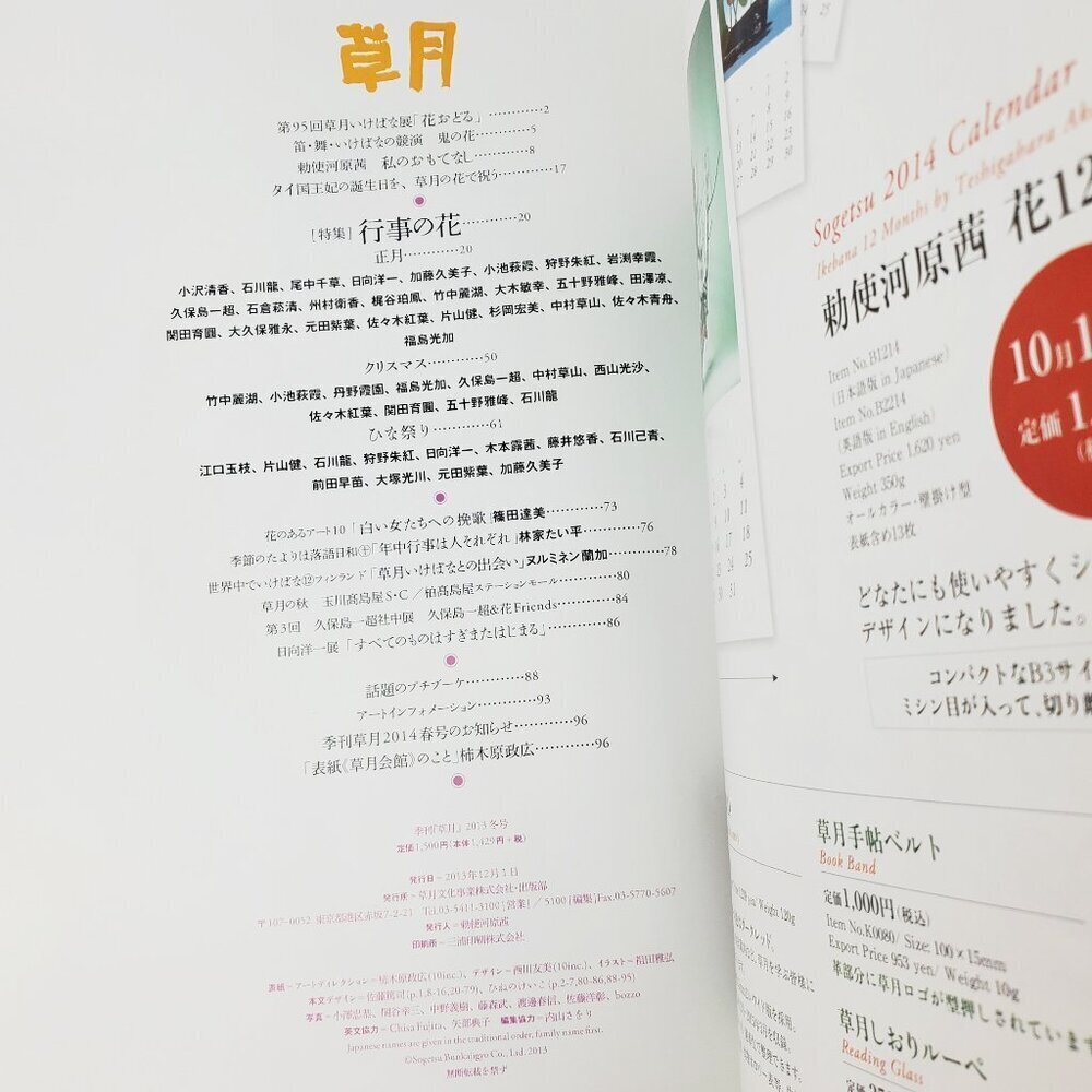 Ikebana Sogetsu Magazine 2013 Lot 3 Seasonal Special Issues Japanese Flower Art - Picture 9 of 11